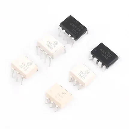 5PCS 6N137 DIP-8 6N137White DIP-8 EL6N137 SOP-8 4N25 DIP-6 4N25 SOP-6 4N35 DIP-6 4N35 photoelectric coupler new and original