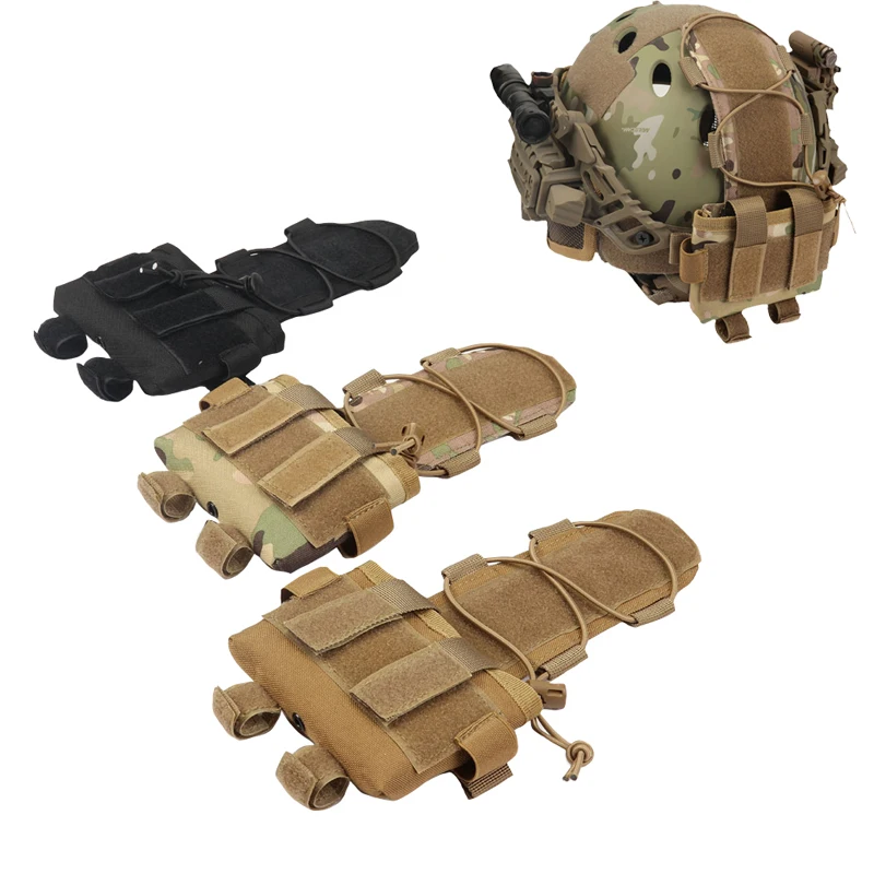 Tactical Pouch MK2 Battery Case For Helmet Hunting Camo Combat Tactical Counter weight Battery Bag Molle Pouch