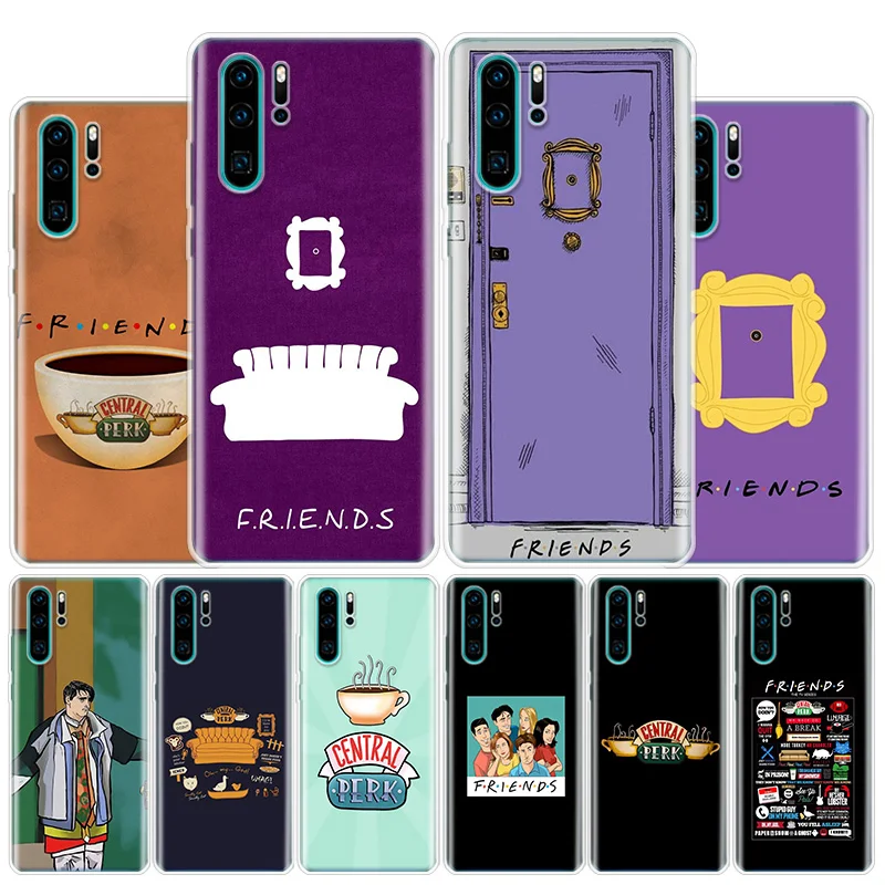 Friends Tv Show Series Sitcom Phone Case For Huawei Honor 10 Lite 9 20 Y5 Y6 Y7 Y9S P Smart Z 8S 8X 9X 8A Pro 7X 7A 10i Cover