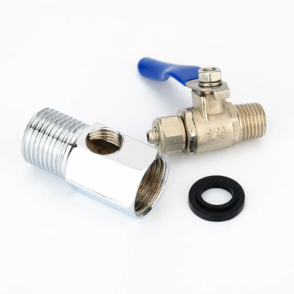 1PCS Water Purifier Reverse Osmosis Tee Inlet Ball Valve Set 1/2\