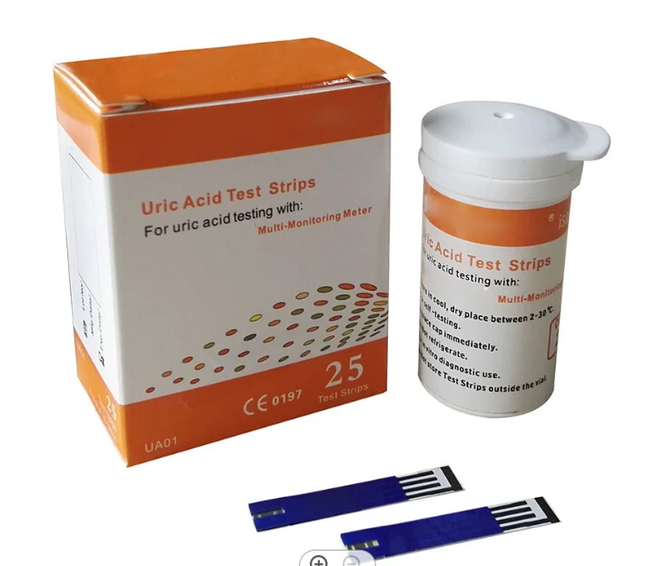 4 In1 Multi-Function Cholesterol Meter Uric Acid&Hemoglobin Blood Glucose Test Strips Kit for Diabetes Gout Device with Lancets image 3