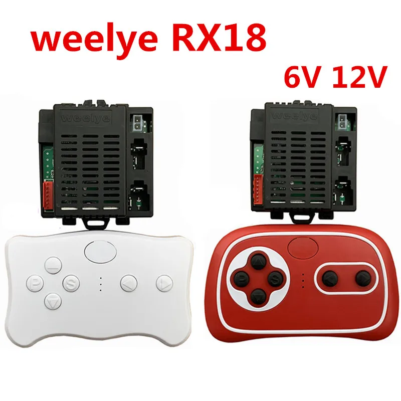 

Детский Электрический игрушечный автомобиль Weelye RX18, bluetooth-пульт дистанционного управления, контроллер с функцией плавного запуска, 2,4G, bluetooth-передатчик