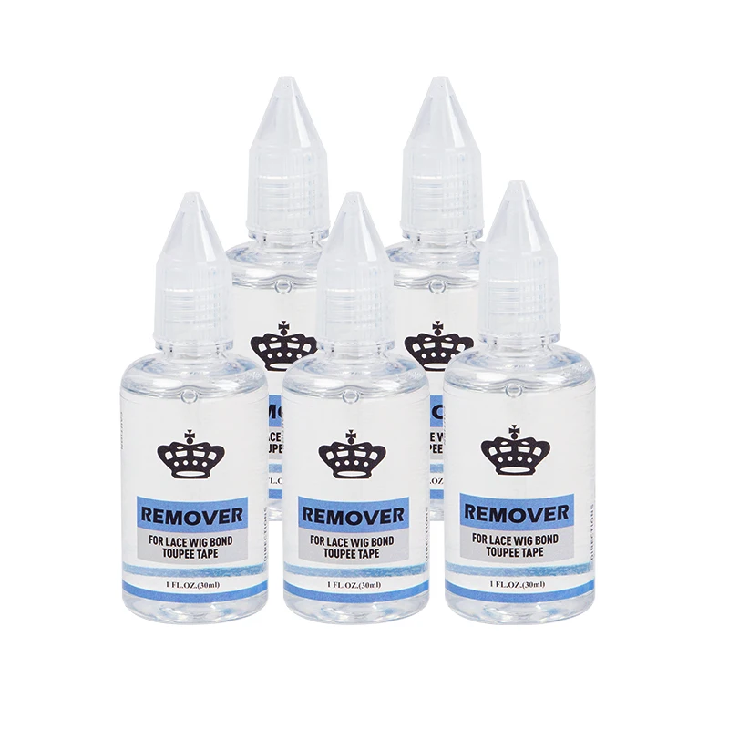 Spitze vorne perücke kleber entferner 30ml transparent kleber entferner Für Spitze Bindung Toupet Haut Schuss Band Invisible Adhesive Haar erweiterung