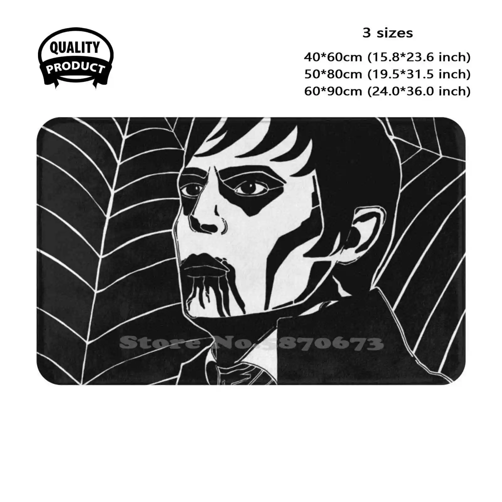 Barnabas Collins Soft Cushion Home Carpet Door Mat Car Rug Barnabas Collins Dark Shadows Johnny Depp Tim Burton