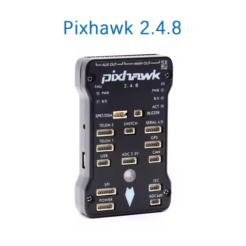 Pixhawk 2.4.8 PX4 PIX Flight Controller+M8N GPS+ 433/915Mhz 100/500mw Radio V5 Telemetry+Safety Switch+Buzzer+rgb+I2C+ 4G SD