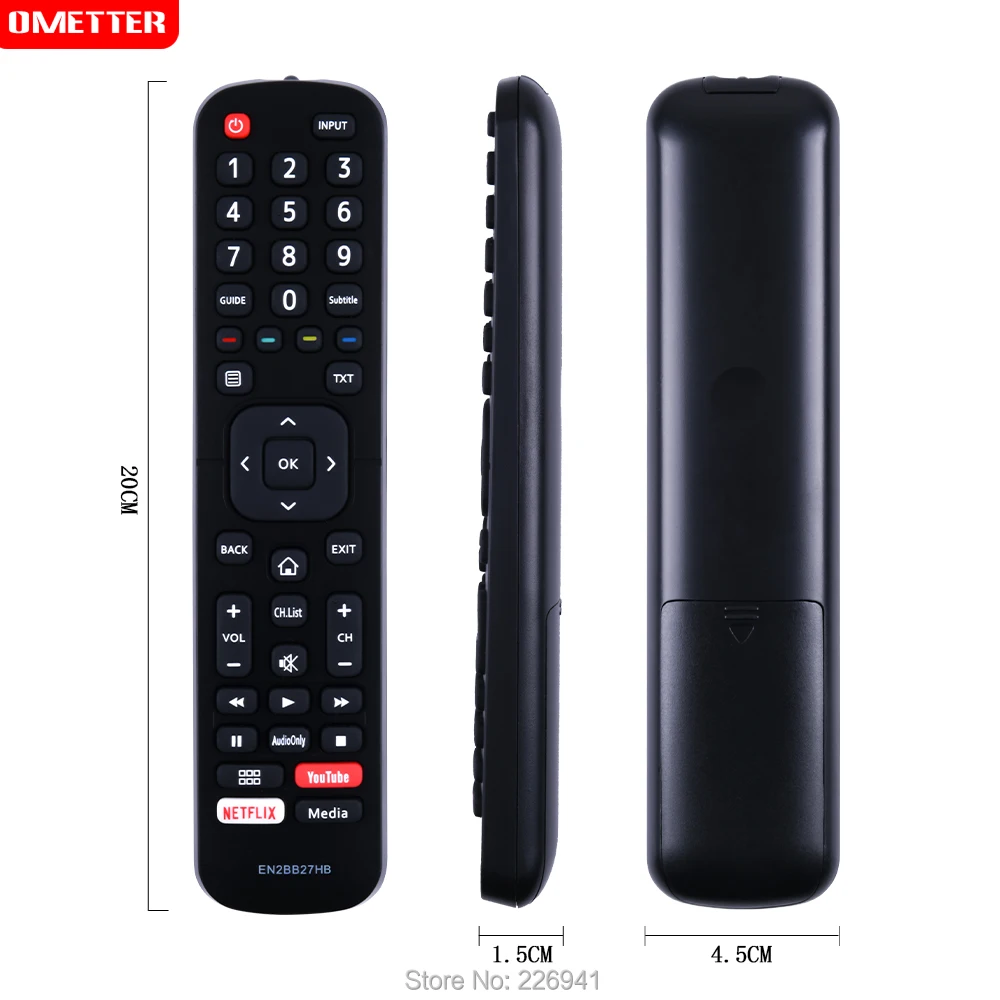 EN2BB27H pilot zdalnego sterowania wymienić dla obsługi Hisense LED Smart TV EN2BB27HB EN2BB27 H32A5840 H43AE6030 H32B5600 H39AE5500 H40B5600