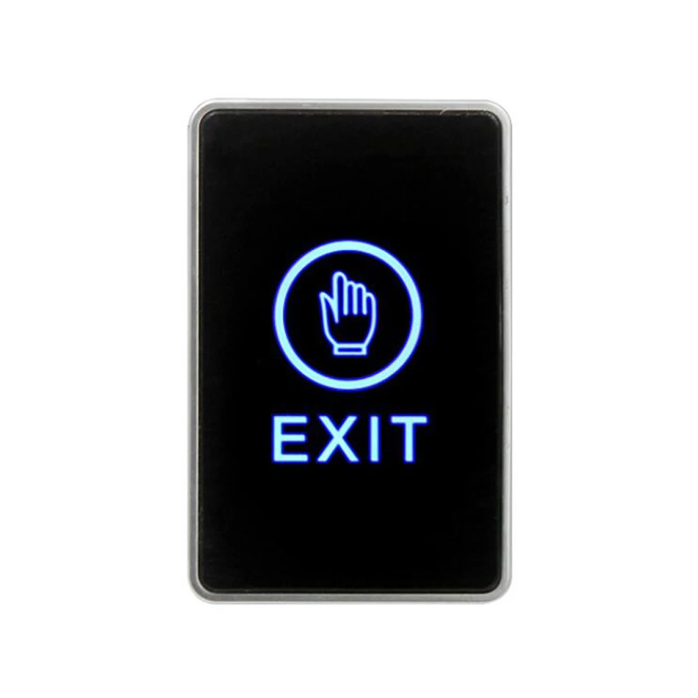 Push Touch Exit Button Door Eixt Release Button for access Control System for Home Security Protection With LED Indicator