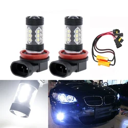 2x H11 3030SMD LED Fog DRL Light Bulb No Error Lamp For BMW 3/5-Series 328i 335i E39 525 530 535 E46 E61 E90 E92 E93 F10 X3 F25