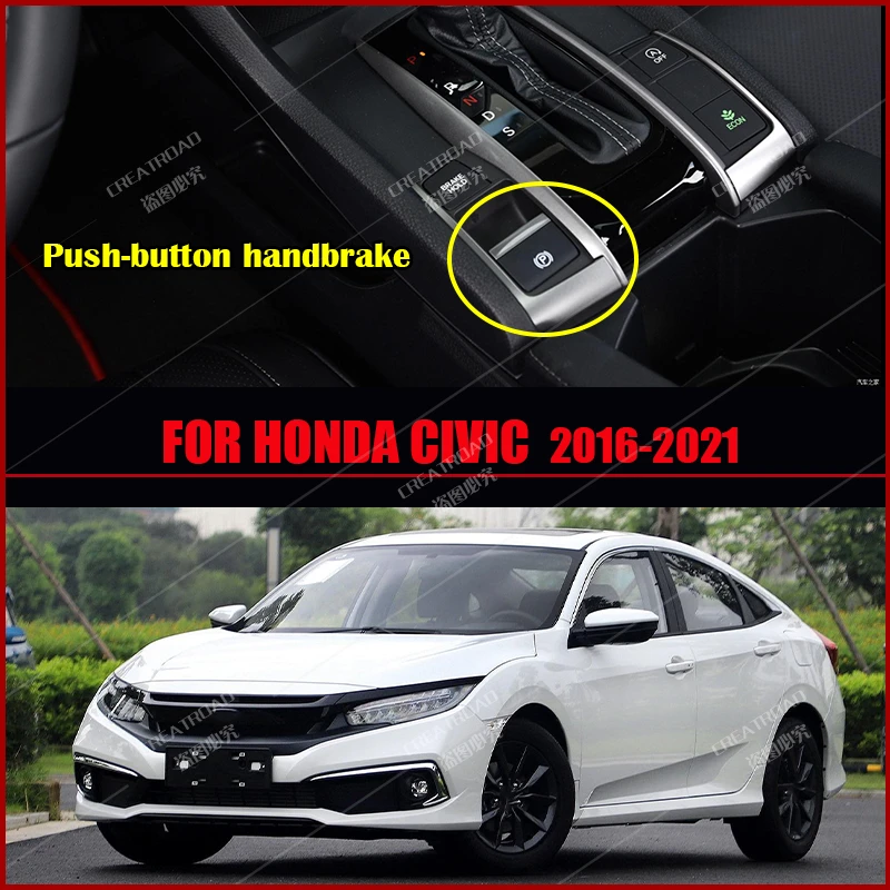 MIDOON Car floor mats for Honda Civic 2016 2017 2018 2019 2020 2021 Custom auto foot Pads automobile carpet cover