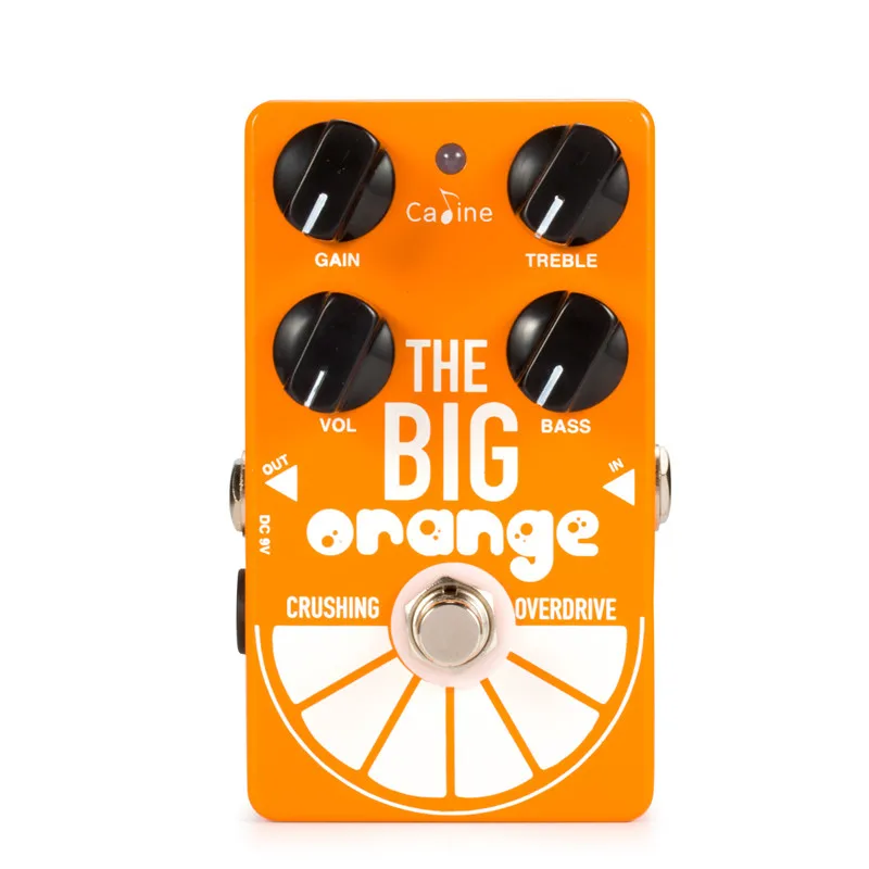 Caline CP-54 The Big Orange Overdrive Guitar Effect Pedal Guitar Accessories