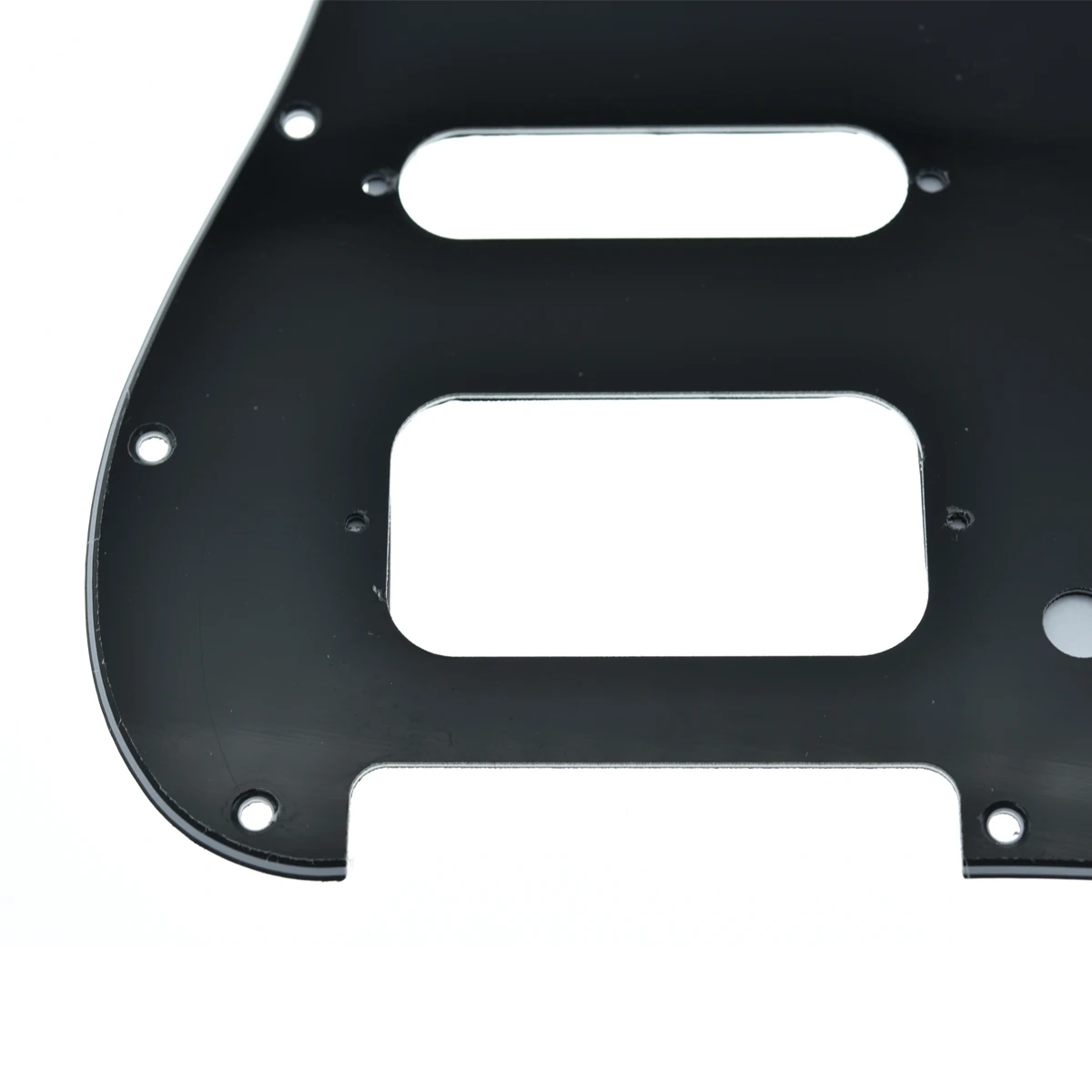 Dopro 11-Hole Strat HSS Guitar Pickguard 2-Screw Humbucking Pickup Mount Fits American ST for Fender for Stratocaster