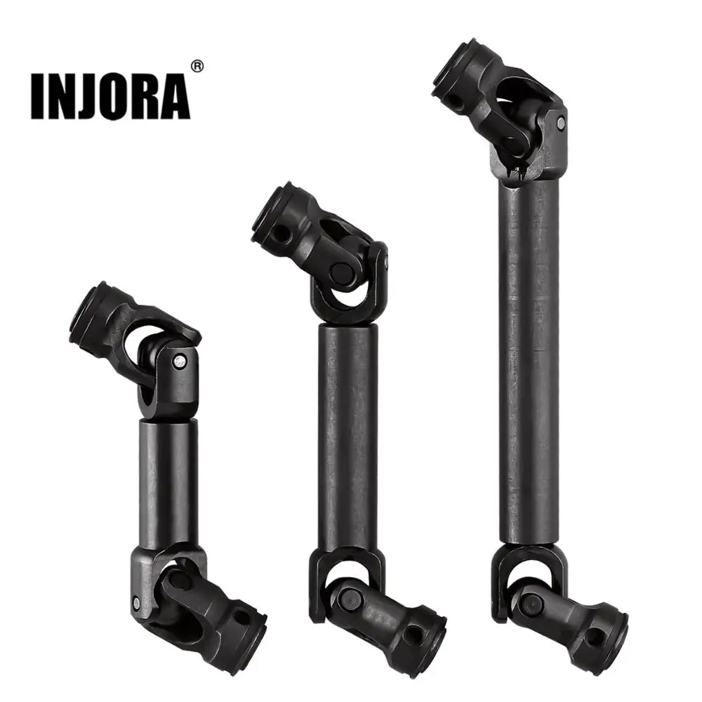 INJORA Metal Heavy-Duty Drive Shaft for 1/10 RC Crawler Car Axial SCX10 90046 AXI03007 TRX-4 TRX-6 Redcat Gen8 D90 TF2