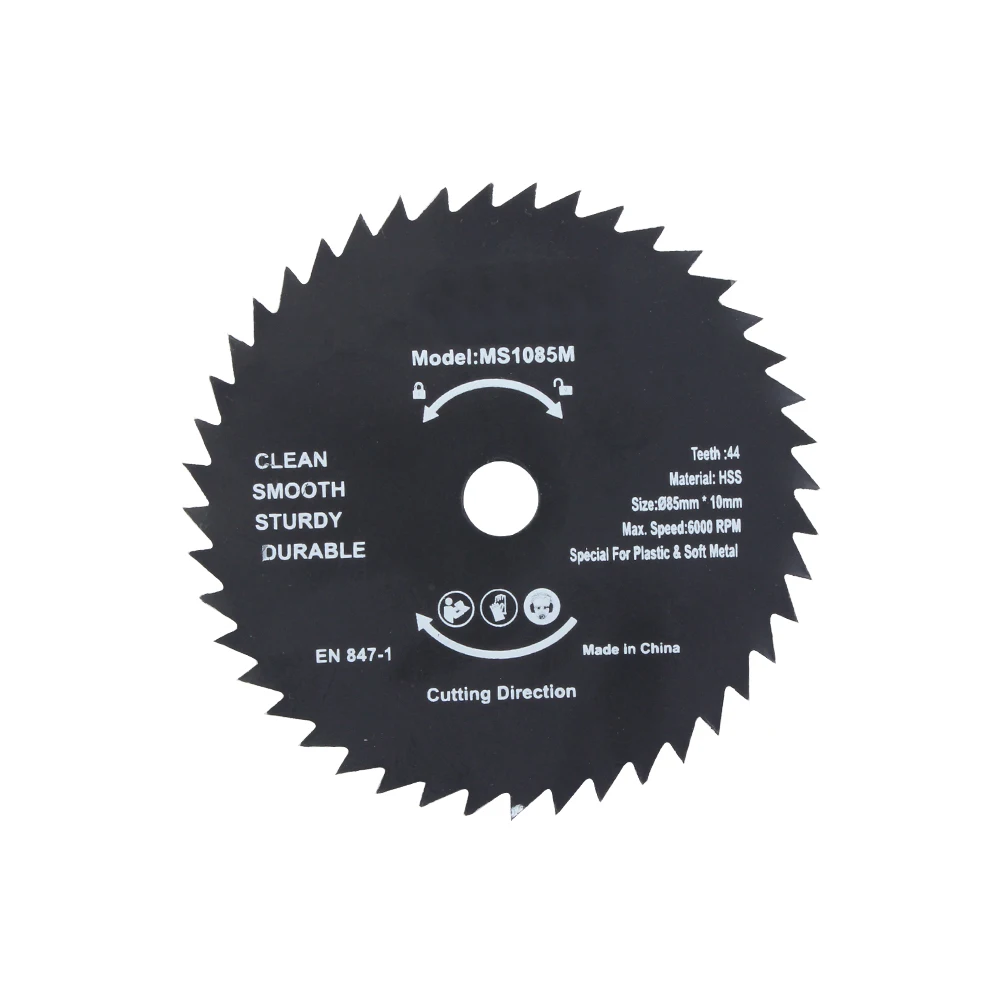 

Newest 1PC 85mm 72T HSS Mini Circular Saw Blade Cutting Disc Wheel For Wood Metal Working Tools Hot Sale LUBAN