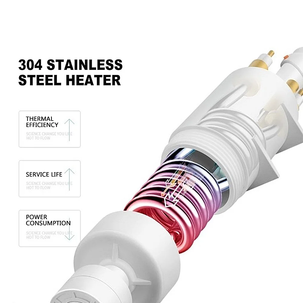 سخان مياه فوري بدرجة حرارة ثابتة ، دش صغير ، تسخين فوري ، كهربائي ، منزلي ، 220 فولت