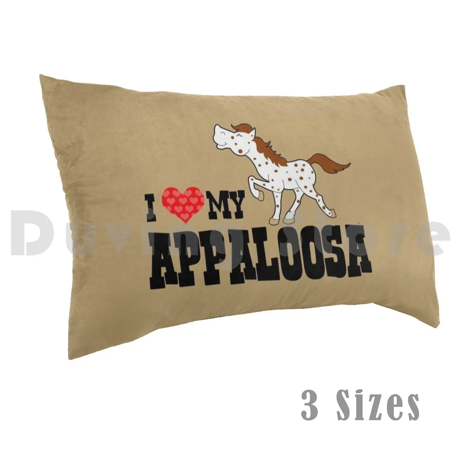 I Love My Appaloosa Red Roan Appy Horse Pillow Case 20*30 Inch Horse Horses Appaloosa Appaloosa Horse