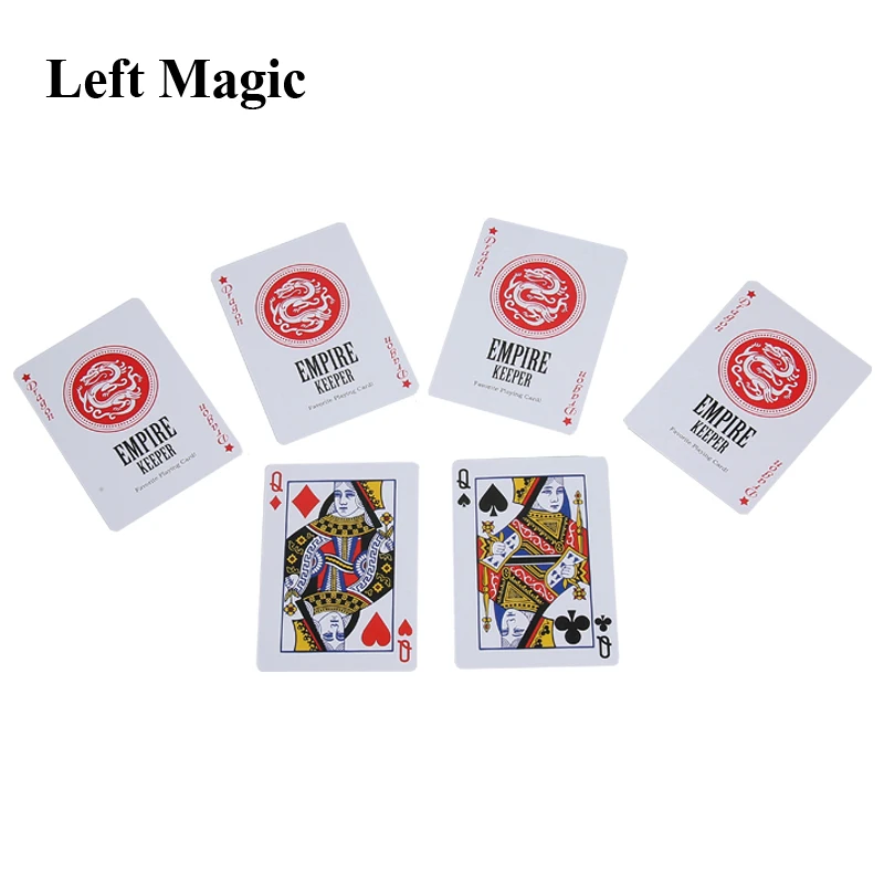 Following Q Prediction Cards Magic Tricks Close Up Street Stage Poker Magic Porps Magician Mentalism Gimmick Comedy Accessary