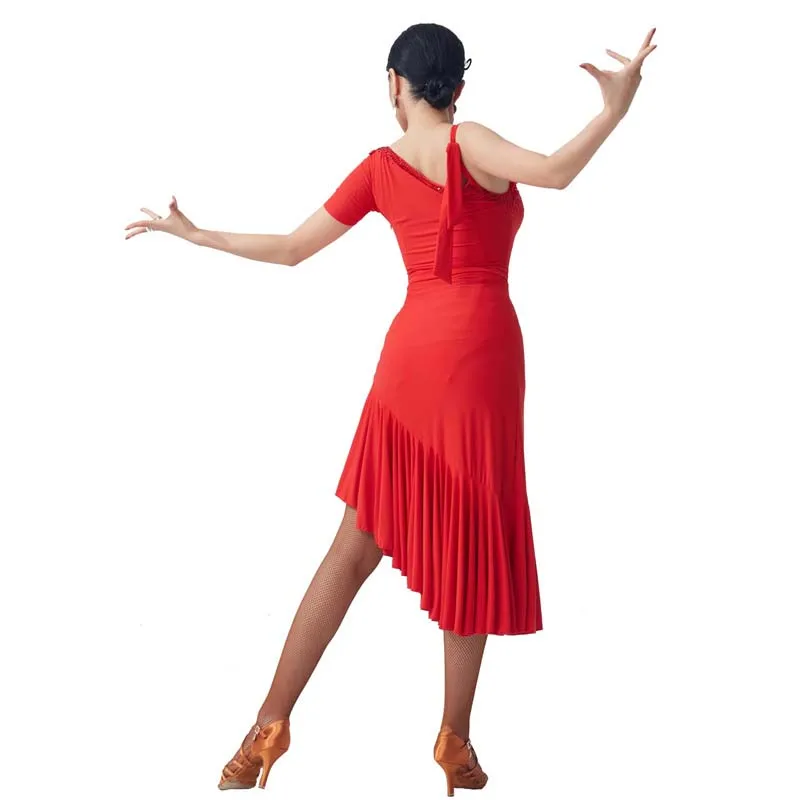 LP-2101 Custom new national standard Latin dance practice dress elegante abito da ballo latino da donna abiti da ballo latino americani