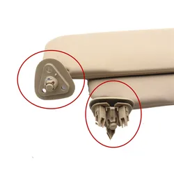 1 pcs visor clip for Toyota Corolla 2003-2012 Sun visor fixed buckle for BYD F3 F3R sun visor clip Sun visor rotation shaft