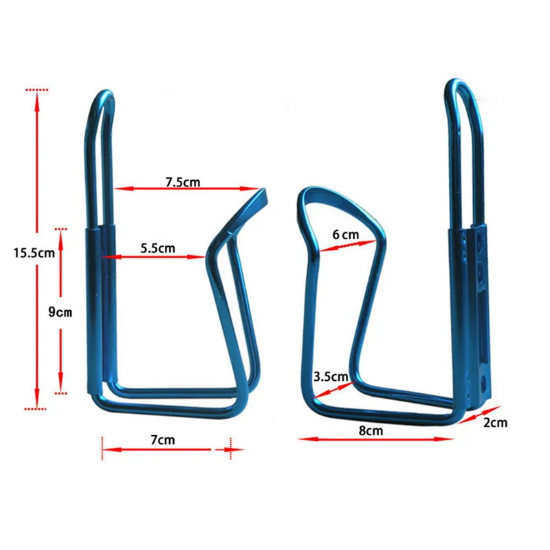 Aluminum Alloy Bicycle Bottle Holder with Screw Folding Cycling Drink Rack Bottle Solid Accessories for Mountain Bike Water Cage