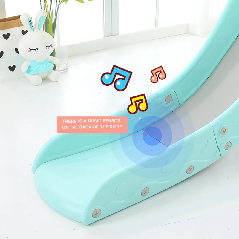 IMBABY-Slide de combinação de balanço e bola para crianças, presente de aniversário para crianças, casa multifuncional, bebê e música