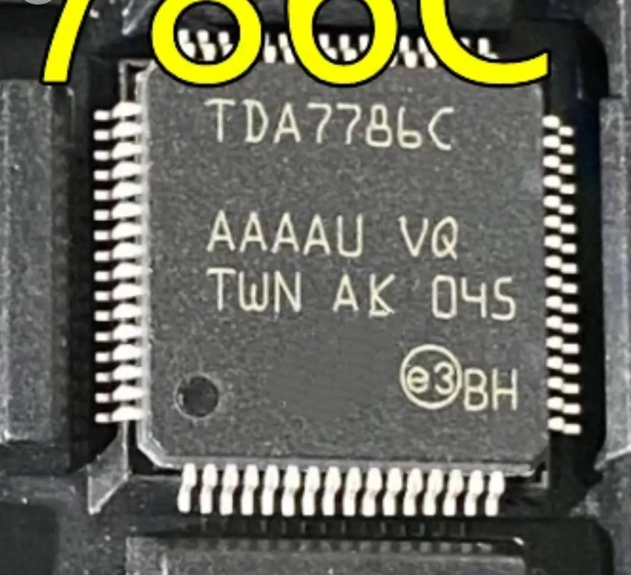 2PCS/ TDA7786C TDA7786CTR TDA7786C-AD-TR TDA7786 LQFP-64