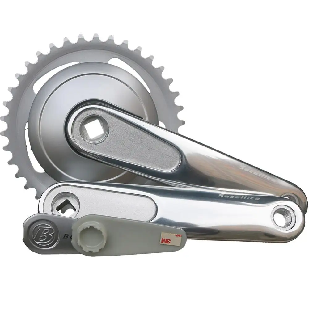 

38T folding bicycle crankset electric Bike Crank Set 170mm single speed Square hole crank Chain Wheel bicicleta mtb Parts