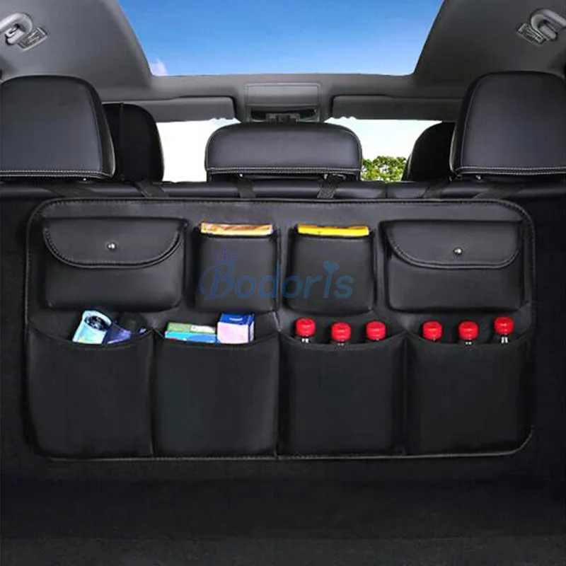 For Toyota Land Cruiser 120 Prado FJ120 Interior Seat Back Storage Bag Car Trunk Stowing Tidying Car Organizer Accessories