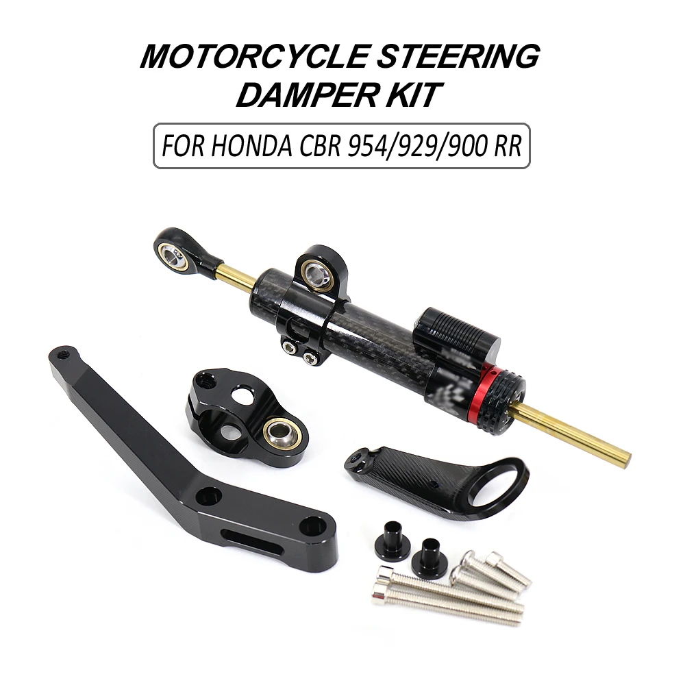 CBR 929 RR 2000 2001 CNC Motorcycle Steering Stabilize Damper Mounting Bracket Kit For Honda CBR929RR