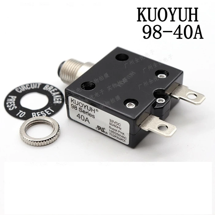 

Автоматические выключатели KUOYUH 98 Series-40A, защита от перегрузки