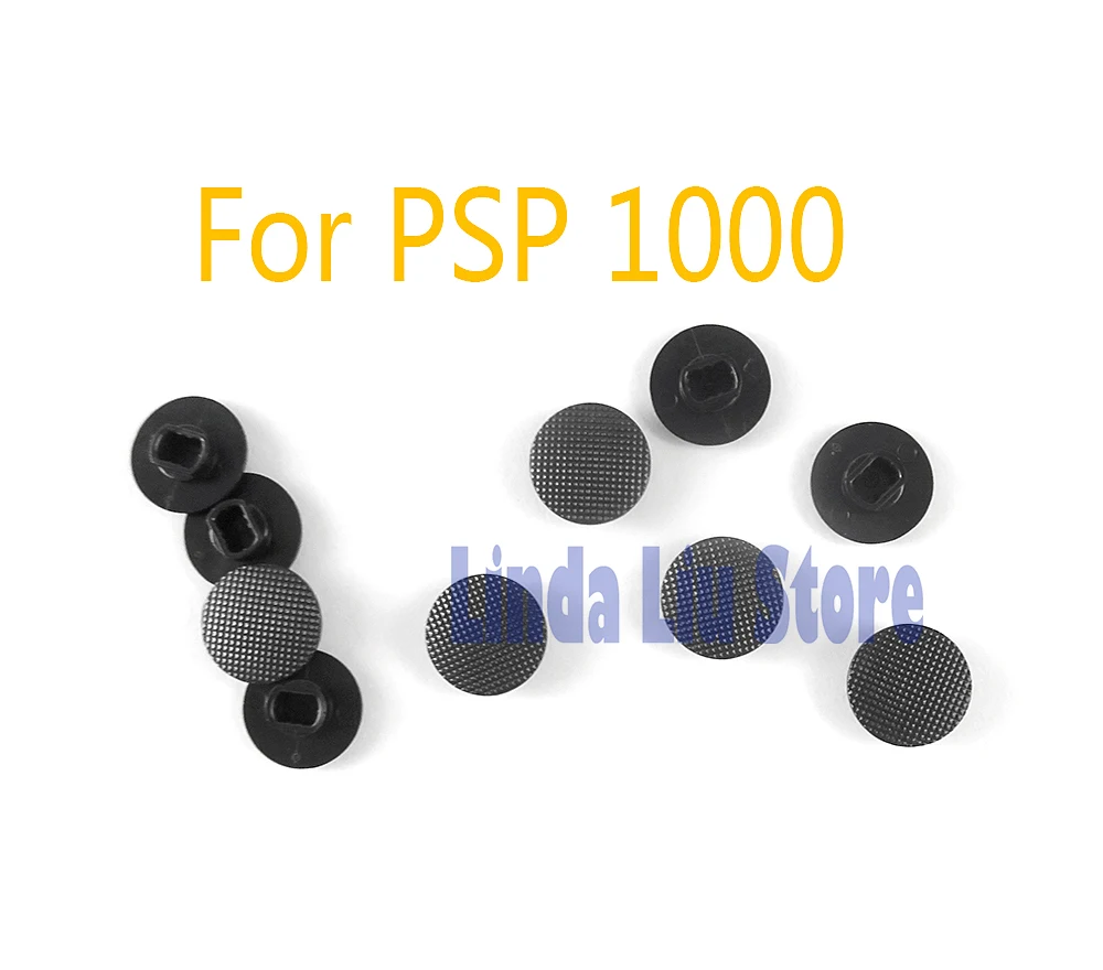3D 아날로그 조이스틱 캡용 블랙, PSP1000 PSP 1000 게임 콘솔 썸 스틱 캡, 로트당 10 개