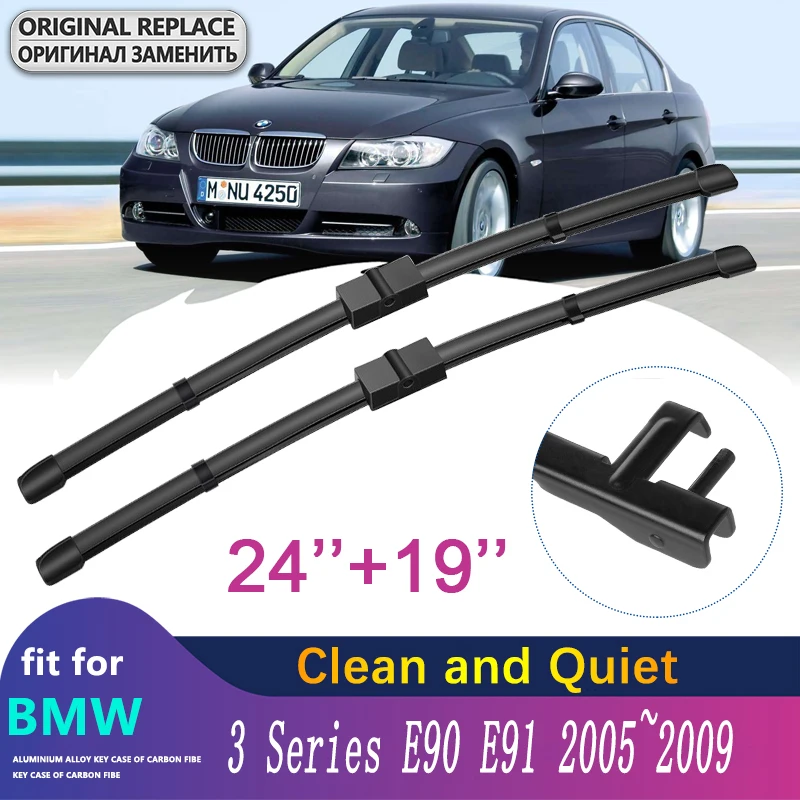 Car Wiper Blade for BMW 3 Series E90 E91 323i 325i 328i 335i 328xi 2005 2006 2007 2008 2009 Windshield Window Wipers Car Goods