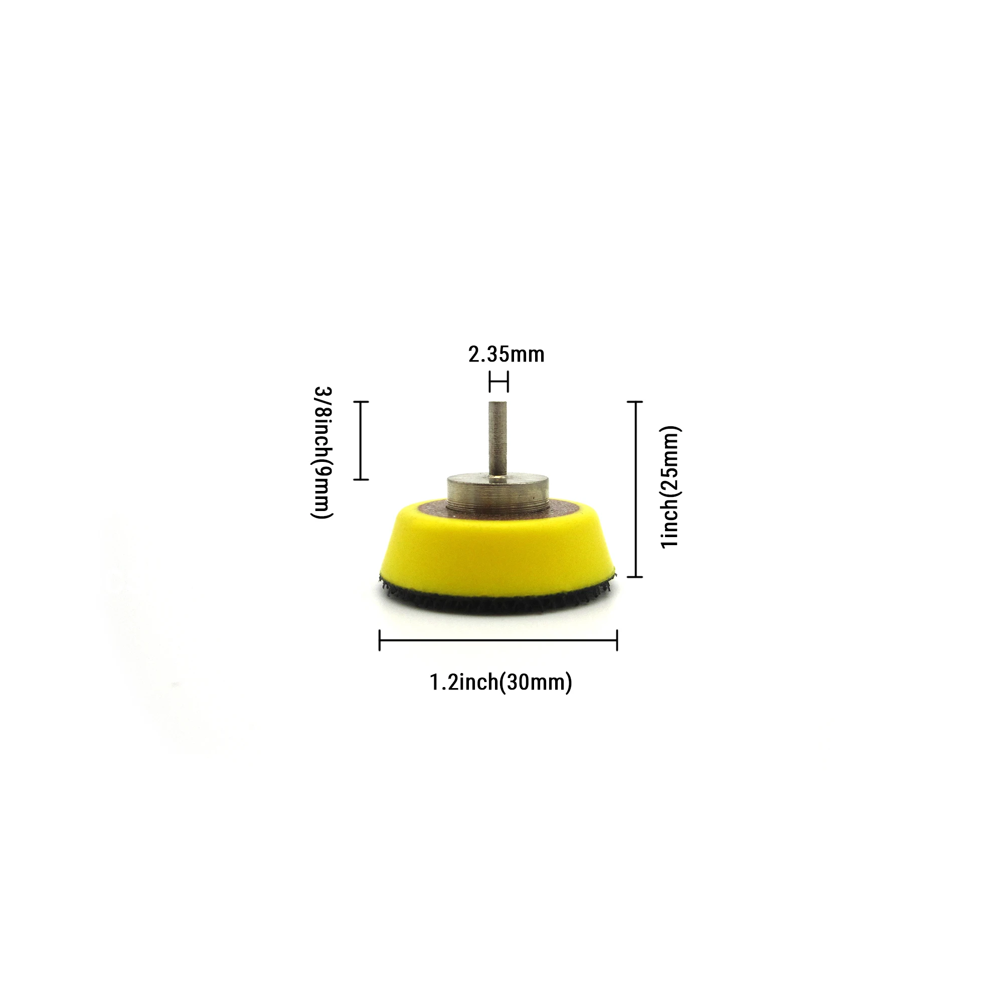 1,2 inch 30mm Haken & Loop Sander Sichern Pad Schleif Pad Rotary Schleifen Disc Saugnapf Pad Polieren Schleifen Schleif werkzeuge