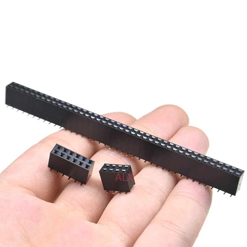 2/10PCS SMD SMT 2*2/3/4/5/6/7/8/9/10/12/16/20/40/ PIN double row female HEADER 2.54MM PITCH Strip Connector 2X/6/8/10/20