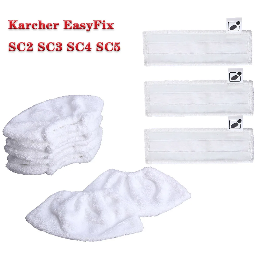 Replacement Steam Mop Cloth Cleaning Pad Cloth Cover for Karcher EasyFix SC2 SC3 SC4 SC5 Steam Mop Cleaner Spare Parts