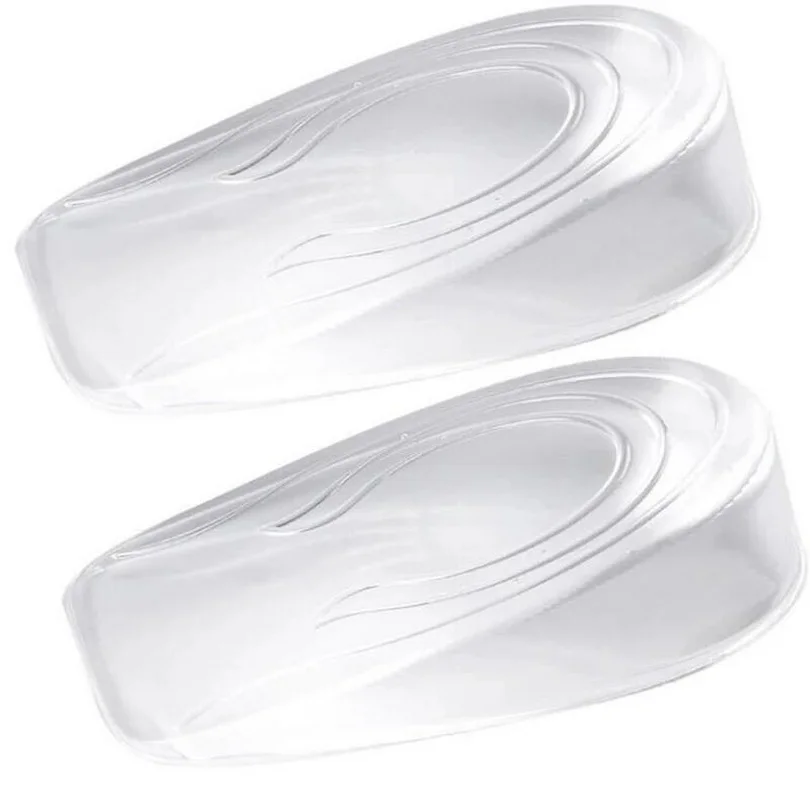 Plantilla de Gel de Silicona para Aumento de Silicona, Elevación de Talón Unisex, Protector para el Cuidado de los Pies, Almohadilla Elástica con Soporte de Arco