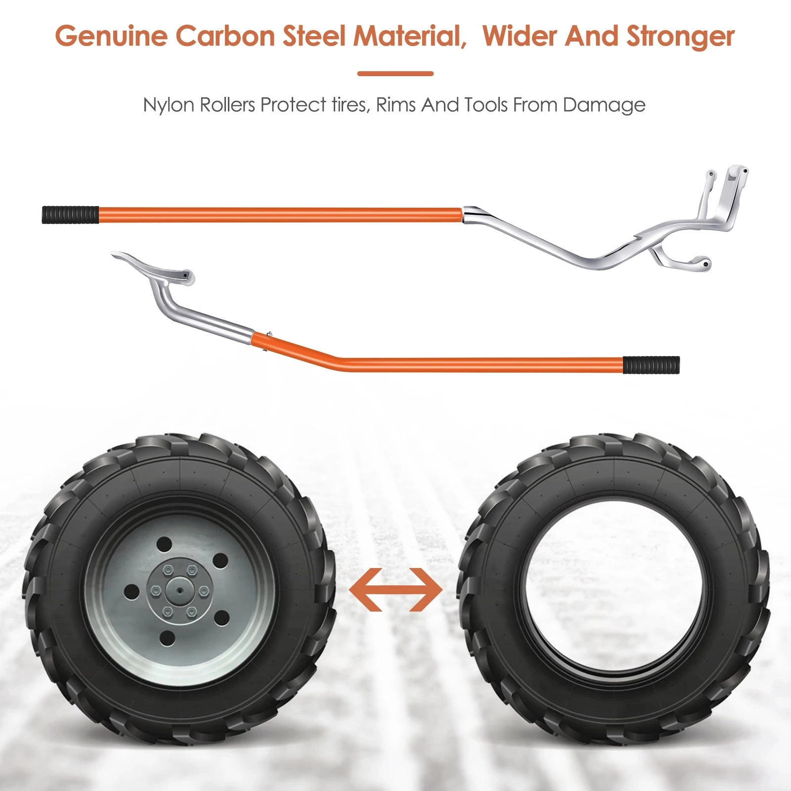 Orange Steel /aluminum Tire Changer 17.5\