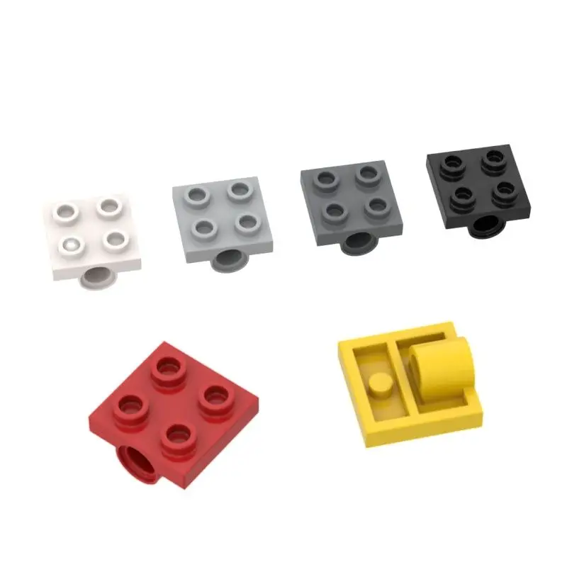 

10PCS Bricks 10247 2444 2x2 Bottom Side With A Hole High-tech Building Block Model Kids Toy DIY High-Technical Brick Parts Gifts