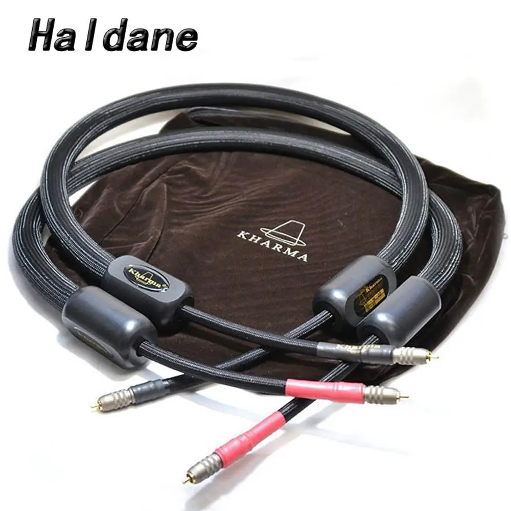 Haldane Pair HIFI Amplifier CD DVD plater Speaker Audio Reference Kharma KIC-SR-1B RCA Interconnect Audio Cable