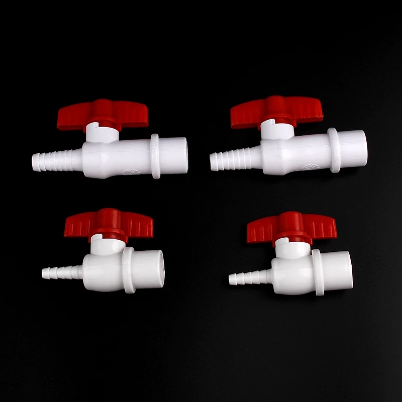 1-5Pcs Pagoda Water Valve Soft And Hard Tube Changeover Joint Hose Ball Valve Quick Insert Adjustment Valve Aquarium Water Tap