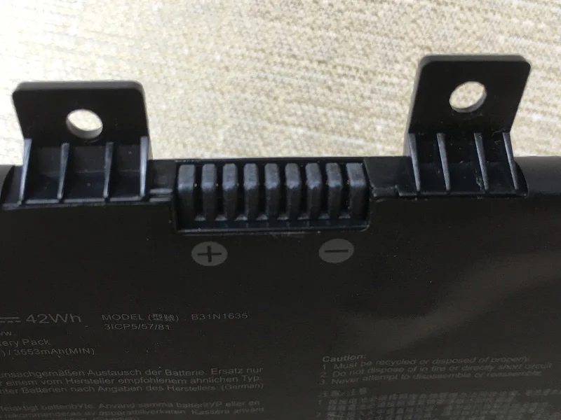 Imagem -02 - Supstone B31n1635 Bateria do Portátil para Asus Vivobook 17 X705ua X705na X705nc X705ub X705uv R702uv N705uq-eb76 A705uq A705ua M705fn