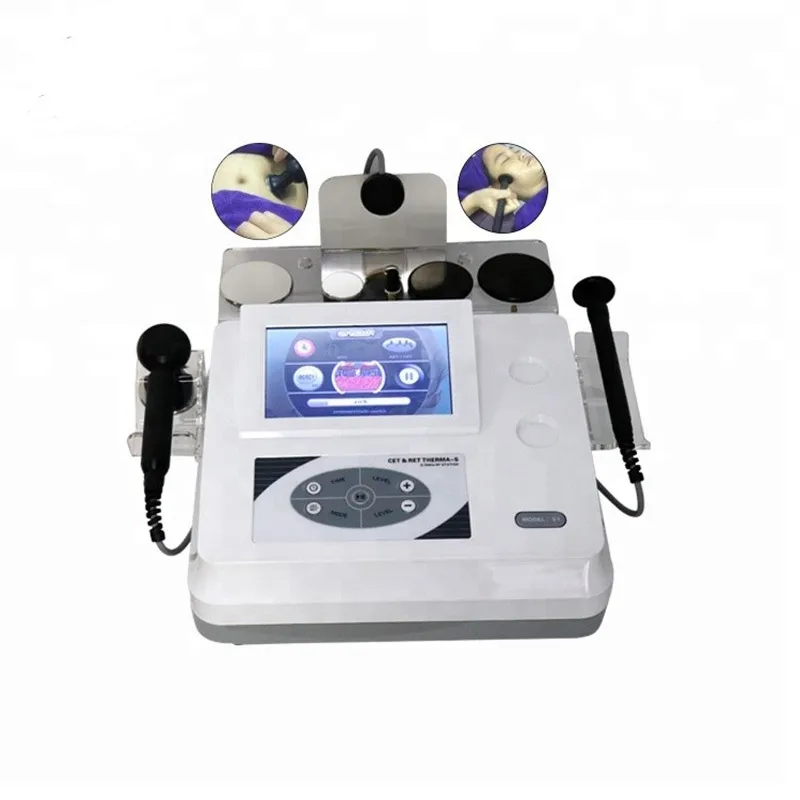 HighFrequency Heating skincare face/body massager tecar diathermy monopolar radiofrequency tecar physio/therapy ablation machine