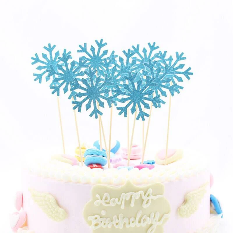 34 PCS Cake Toppers Décoration Frozen - Toppers Et Cupcake Toppers Anniversaire Enfants