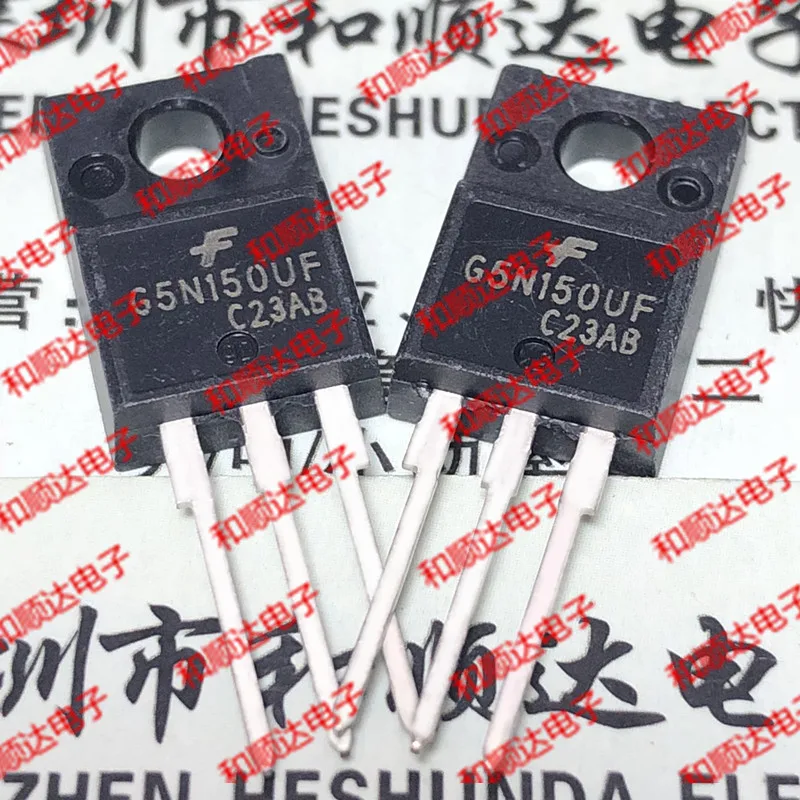 5PCS/Lot  G5N150UF SGS5N150UF  TO-220F 1500V 5A