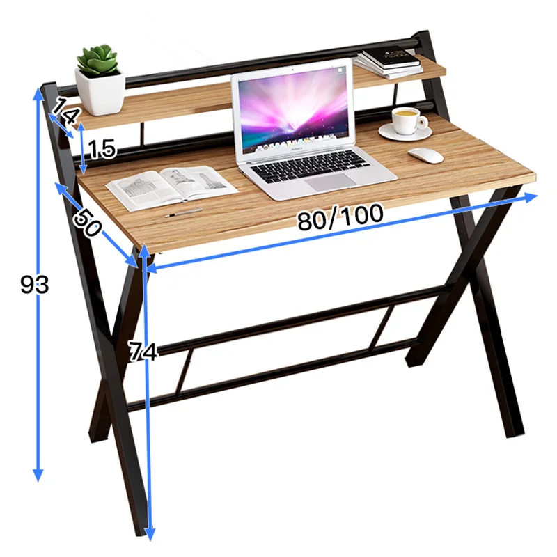 간단한 홈 침실 소형 테이블 데스크탑 컴퓨터 책상, 간단한 모던 필기용 책상, 야외 스톨 접이식 테이블 가구