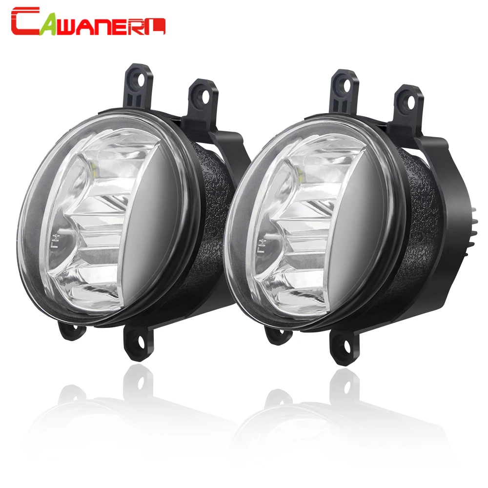 Car LED Fog Light 30W 4000LM Front Bumper Fog Lamp For Toyota Corolla Matrix Aygo Verso Hilux Fortuner Yaris IQ Previa Estima