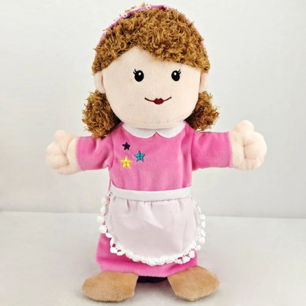 Family Member Son Sister Mather Father Baby Hand Puppet Plush Stuffed Toy