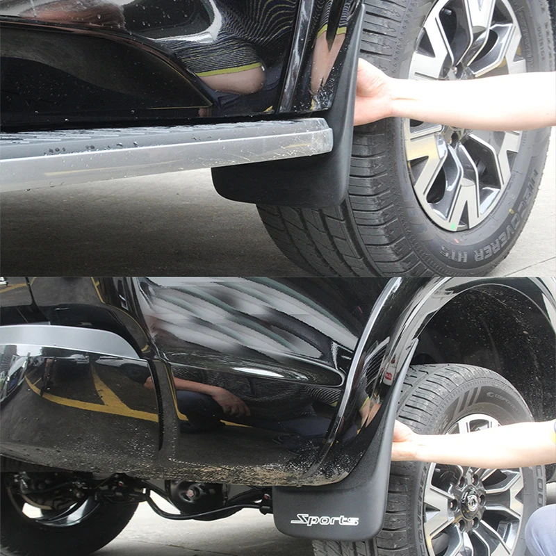 Suv piack Mudflaps Universal Mudguard Car Front Rear 4pcs/ste Mud Flap Guard Splash Mudguards Fender Car Accessories