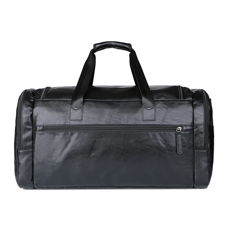 Imagem -04 - Retro Couro Bolsalas de Viagem para Homens Weekend Bolsa Masculino Bagagem de Mão de Grande Capacidade Bolsas Duffel Shoulder Bolsa Drop Shipping X245c