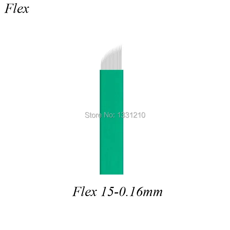 Agulha Lâminas Tebori Tebori 15F 0,16 MILÍMETROS NANO Micro Sobrancelha Sobrancelha Caneta Tatuagem Manual Semi Permanente Maquiagem Lâminas Para Tobori