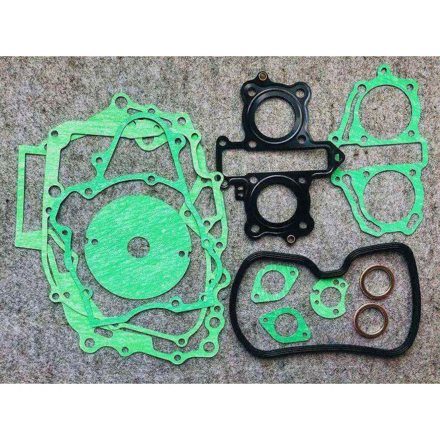 1 conjunto de peças de motor da motocicleta completa gaxeta cabeça do cilindro cárter almofada para honda cb 125 t t2 tb gêmeo cb125t 1978-1982